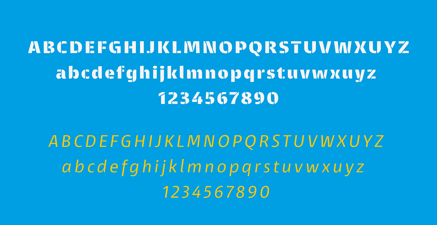 Entorno Stencil and Entorno Italic