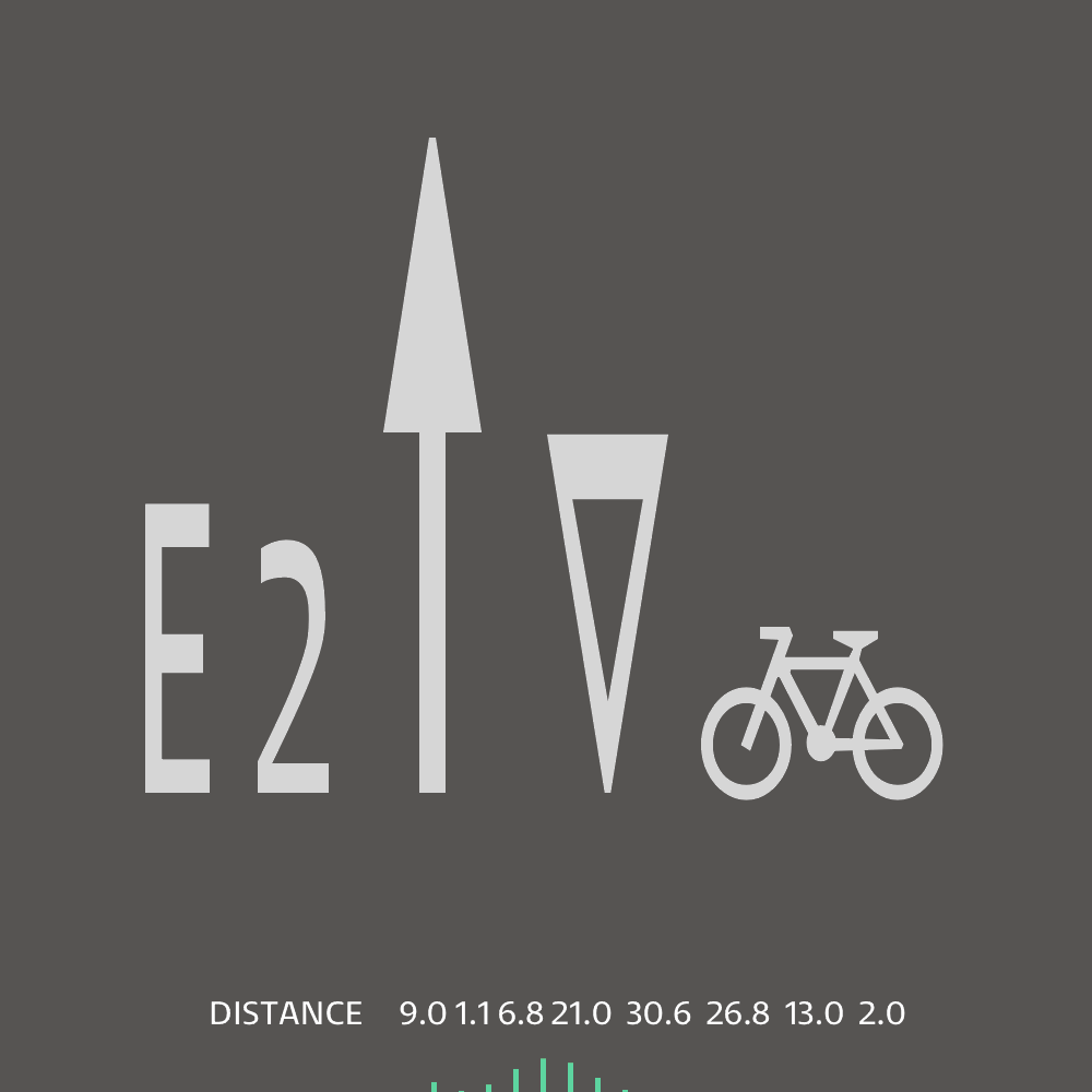 Selective variation of Entorno Roadmark